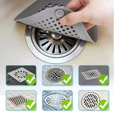 Silicone Kitchen Bathroom Sink Strainer